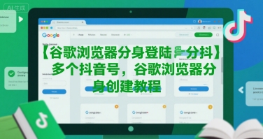 谷歌浏览器分身登陆多个抖音号，谷歌浏览器分身创建教程-聊项目