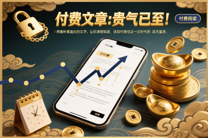 付费文章：贵气已至！用最朴素直白的文字，让你清楚知道，该如何接住这一次时代的泼天富贵-聊项目