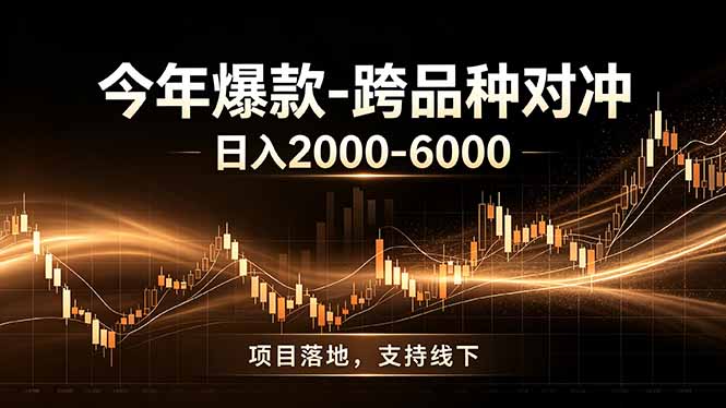 全新跨品种对冲模式上线！日稳定盈利 2000-6000，合规长久可批量放大-聊项目