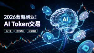 2026全新风口副业｜AI智能Token交易，空闲时间轻松 賺 收益，无需全天盯盘【揭秘】-聊项目
