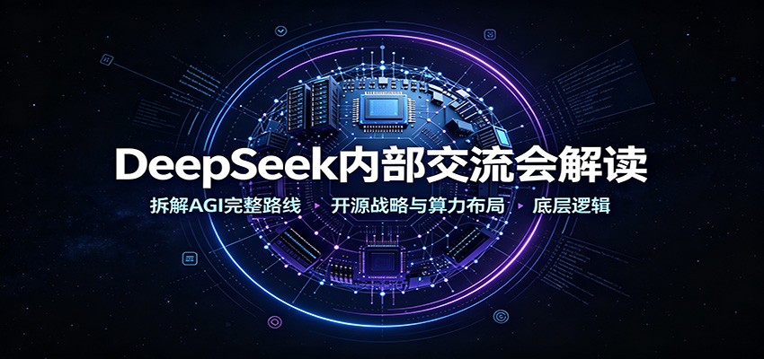 DeepSeek内部交流会解读：拆解AGI完整路线，开源战略与算力布局底层逻辑-聊项目