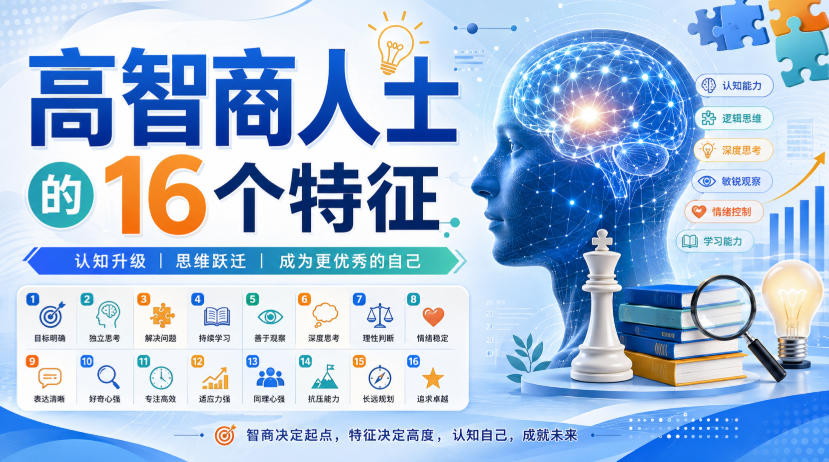 付费文章：高智商人士的16个特征-聊项目