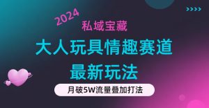 (11541期)私域宝藏:大人玩具情趣赛道合规新玩法,零投入,私域超高流量成单率高-聊项目