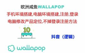 wallapop整套详细闭环流程:最稳定封号率低的一个操作账号的办法-聊项目