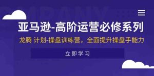 亚马逊高阶运营必修系列,龙腾计划-操盘训练营,全面提升操盘手能力-聊项目