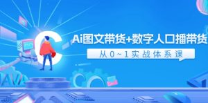 Ai图文带货+数字人口播带货，从0-1实战体系课（43节）-聊项目