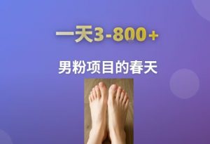 AI一键生成美女素材，一天收益3-8张，男粉项目的春天-聊项目