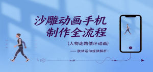 沙雕动画手机制作全流程，关键帧动画、走路、表情变换、场景反向移动、车内人物添加等-聊项目