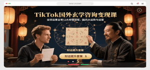 TikTok国外玄学咨询变现课,含财运事业等12大命理领域,融风水运势与运营-聊项目