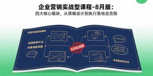 企业营销实战型课程-8月版：四大核心模块，从策略设计到执行落地全流程-聊项目