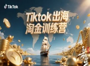 Tiktok出海淘金训练营,跨境电商TK实战变现-聊项目