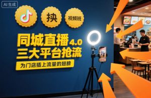 同城直播实操班4.0,三大平台抢流,为门店插上流量的翅膀-聊项目
