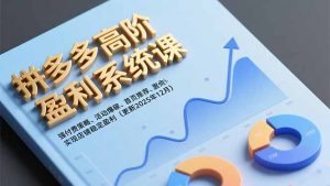 拼多多高阶盈利系统课,强付费策略、活动爆破、首页推荐,实现店铺稳定盈利(更新12月-聊项目