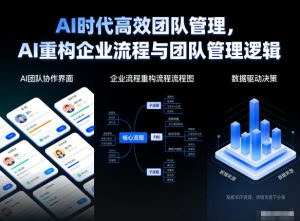 AI时代高效团队管理，AI重构企业流程与团队管理逻辑-聊项目