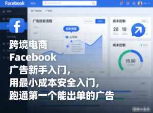 跨境电商Facebook广告新手入门,用最小成本安全入门,跑通第一个能出单的广告-聊项目