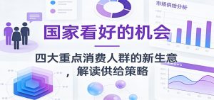 公众号付费文章：国家看好的机会，四大重点消费人群的新生意，解读供给策略-聊项目