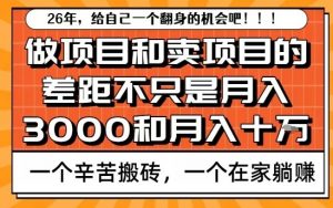 为什么卖项目能轻松月入10个W，而做项目却真正賺不到什么钱？原因竟然是这个！【揭秘】-聊项目