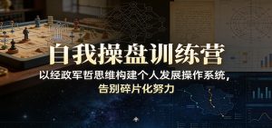 自我操盘训练营:以经政军哲思维构建个人发展操作系统,告别碎片化努力-聊项目
