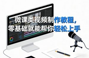 微课类视频制作教程，零基础就能帮你轻松上手-聊项目