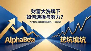 付费文章：财富大洗牌下如何选择与努力？从AlphaBeta到挖坑填坑，一文讲透-聊项目