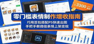 零门槛表情制作增收指南：巧用豆包搭配 PS 快速出图，手把手教微信表情上架变现-聊项目