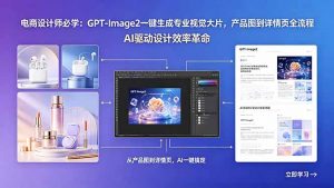 电商设计师必学:GPT-Image2一键生成专业视觉大片,产品图到详情页全流程-聊项目