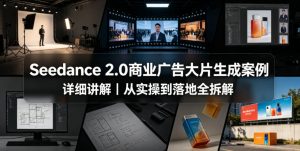 Seedance 2.0商业广告大片生成案例详细讲解｜从实操到落地全拆解-聊项目