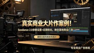 真实商业大片作案例!Seedance 2.0参数设置+后期优化,教你落地商业广告-聊项目