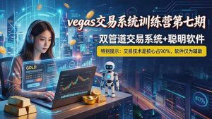 【海外美金AI搬砖】Vegas交易技术+聪明软件, 黄金期货日赚50-1000U, 长期稳定,小白轻松上手-聊项目