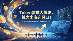 Token需求大爆发，算力出海迎风口！从0到1搭建跨境新商业，普通人也能上车-聊项目