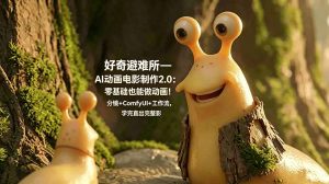 好奇避难所—AI动画电影制作2.0:零基础也能做动画!分镜+ComfyUI+工作流,学完直出完整影片-聊项目