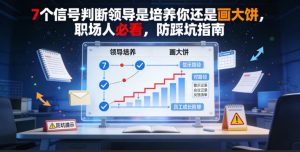 付费文章:7个信号判断领导是培养你还是画大饼,职场人必看,防踩坑指南-聊项目