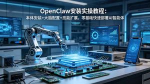 OpenClaw安装实操教程：本体安装+大脑配置+技能扩展，零基础快速部署AI智能体-聊项目