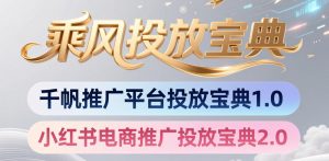 小红书千帆推广平台投放宝典,小红书电商推广投放宝典2.0-聊项目