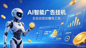 AI智能广告挂G,在家自动賺收益,全程无需人工操作、不用直播、不用拉人【揭秘】-聊项目