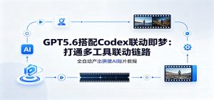 GPT5.6搭配Codex联动即梦:打通多工具联动链路,全自动产出拼接AI短片教程-聊项目