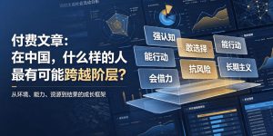 付费文章：在中国，什么样的人最有可能跨越阶层？-聊项目