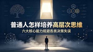 付费文章：普通人怎样培养高层次思维，六大核心能力规避各类决策失误-聊项目