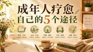 付费文章：成年人疗愈自己的5个途径-聊项目
