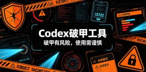 Codex破甲工具，破甲有风险，使用需谨慎-聊项目