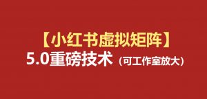 小红书虚拟矩阵5.0:AI原创虚拟品+4带1自动化AI发笔记+测款怼款双模式(可工作室放大)-聊项目