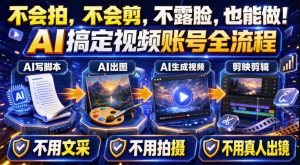 AI短视频起号实战项目，用AI做视频起号，45天涨粉12W，一条广告8.5k，广告接到手软，引流、变现两不误！-聊项目