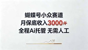视频号小众领域,月收入3000+, 全程Ai托管操作 新人2天学会!-聊项目