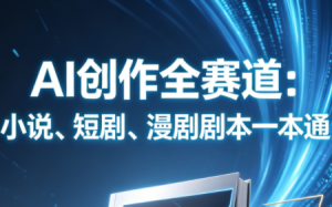 AI创作全赛道：小说、短剧、漫剧剧本一本通(更新9月)-聊项目